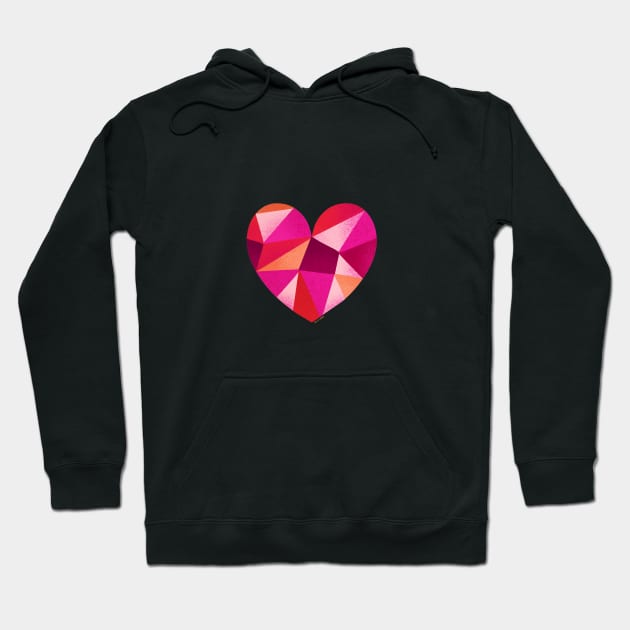 Heart Gem Hoodie by ellolovey